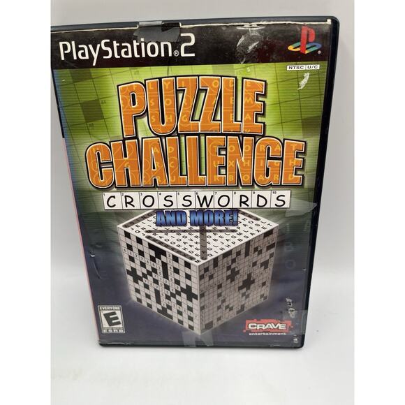 Puzzle Challenge Crosswords and More! Sony Playstation 2 PS2 - Picture 1 of 4